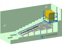 Hidrolik Rampa Asansörü 250 kg