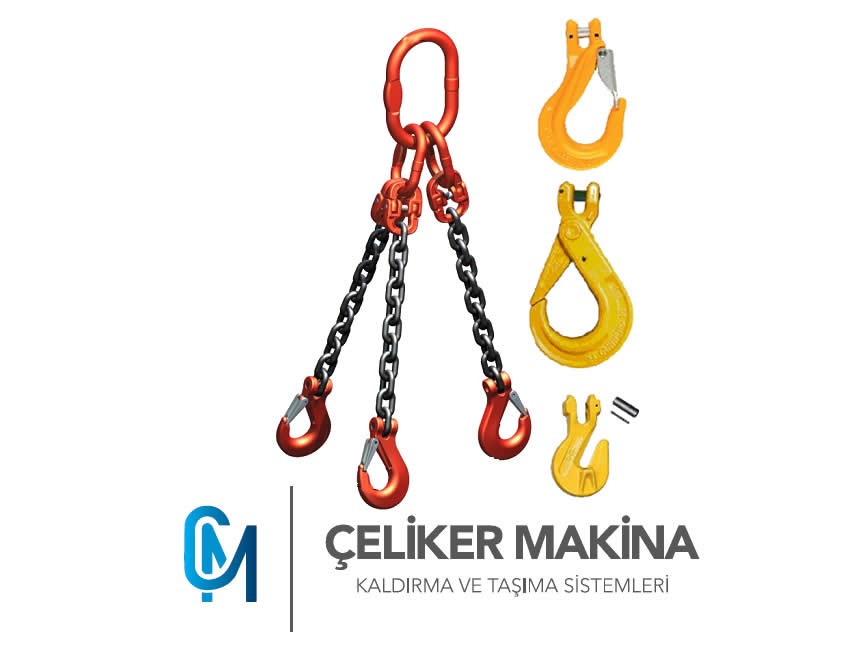 Üç Kollu Zincir Sapanlar
